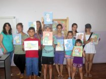 Лятна екологична занималня в читалището в с. Ценово, обл. Русе